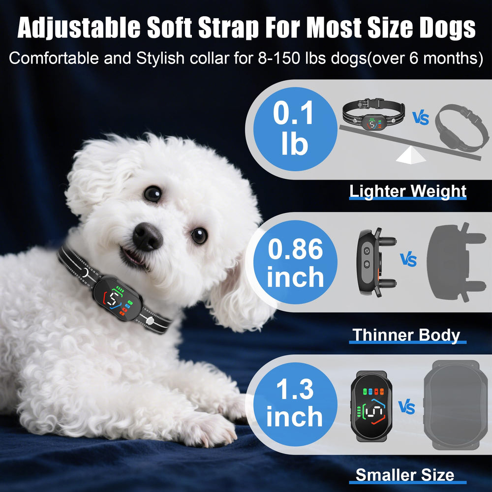 Zhinenie collar correccion-vibracion acompaña al perro con estímulo suave y consistente.