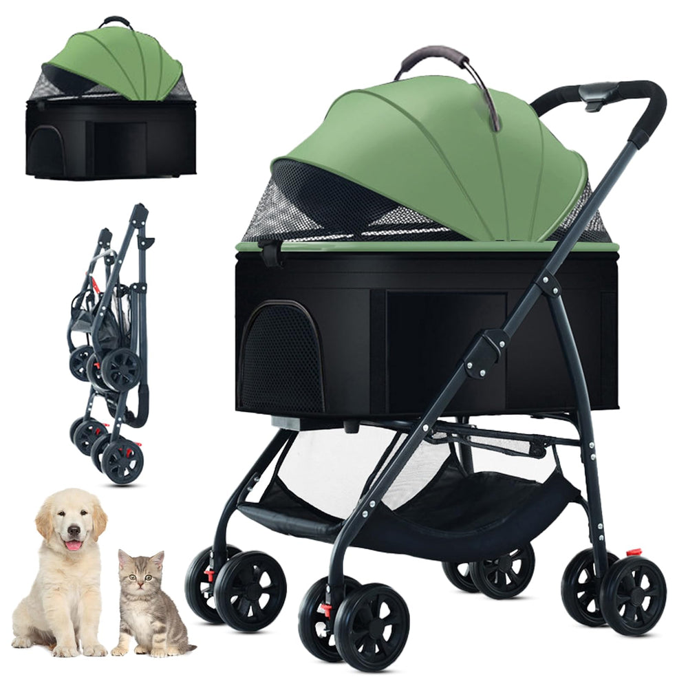 ZHUOKECE 3en1 paseador de mascotas: comodidad en paseos diarios