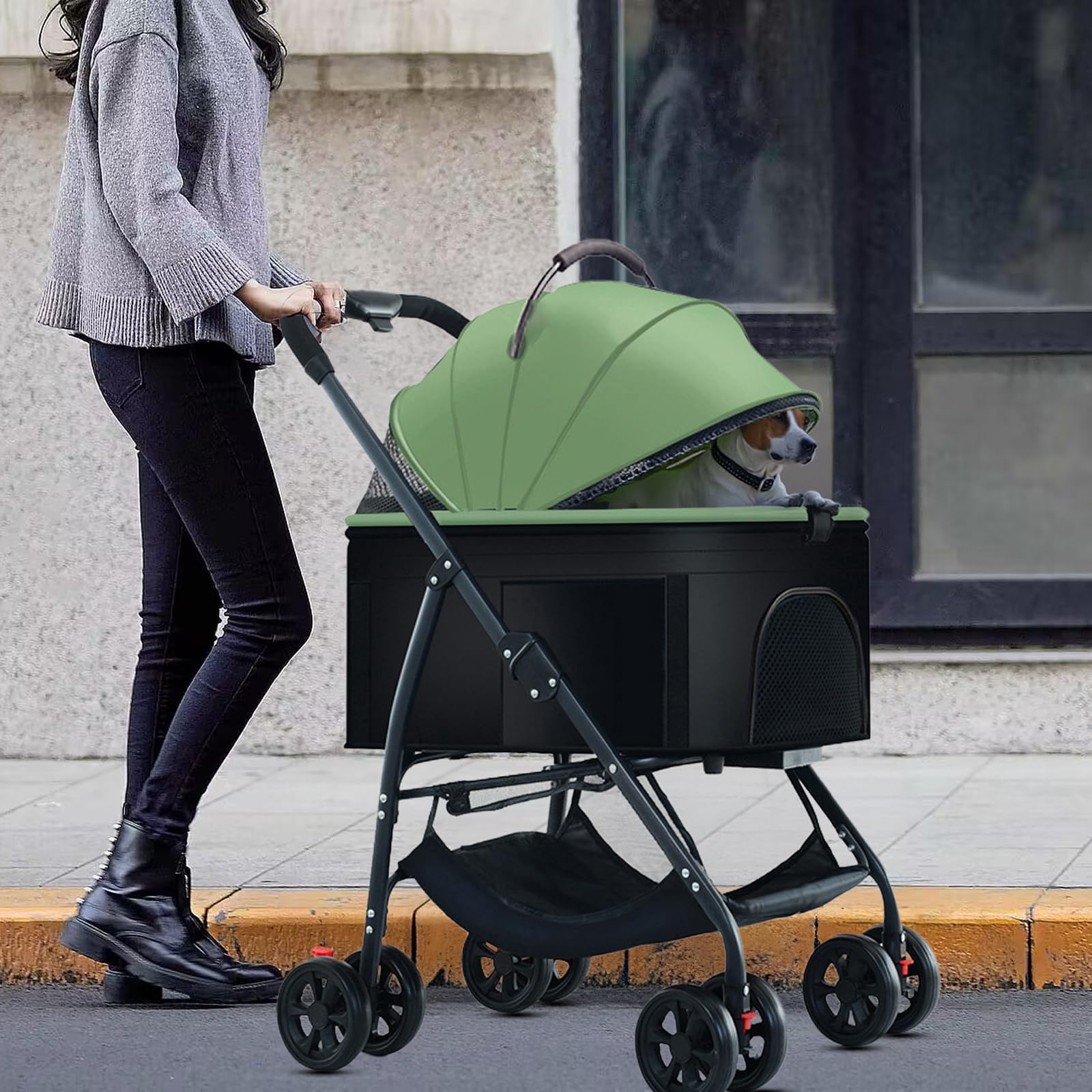 ZHUOKECE sistema asegurado cinturon protector: seguridad adicional para mascotas