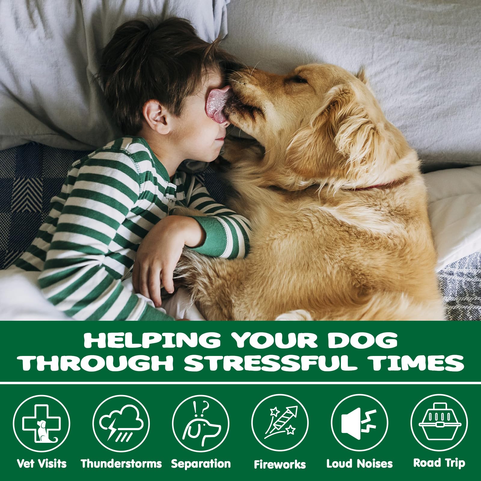 Sabor pollo de ZiehooGe Calming Chews que agrada a perros