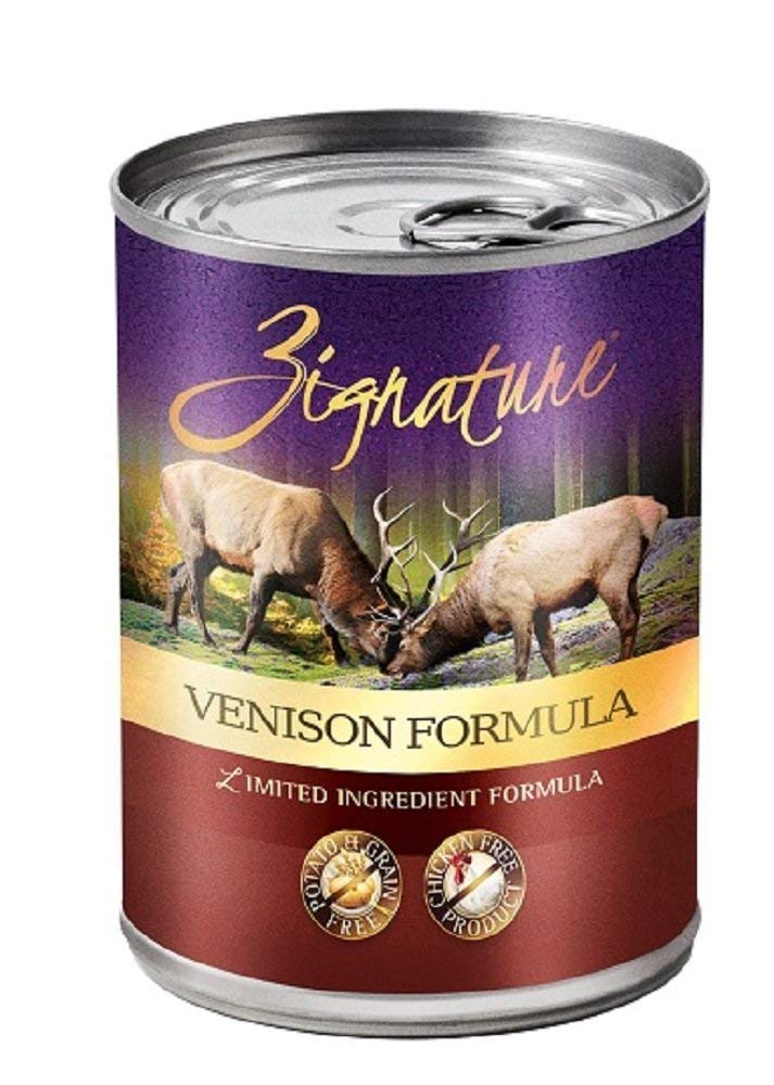 Zignature ciervo en lata para perros: proteína alta para energía diaria