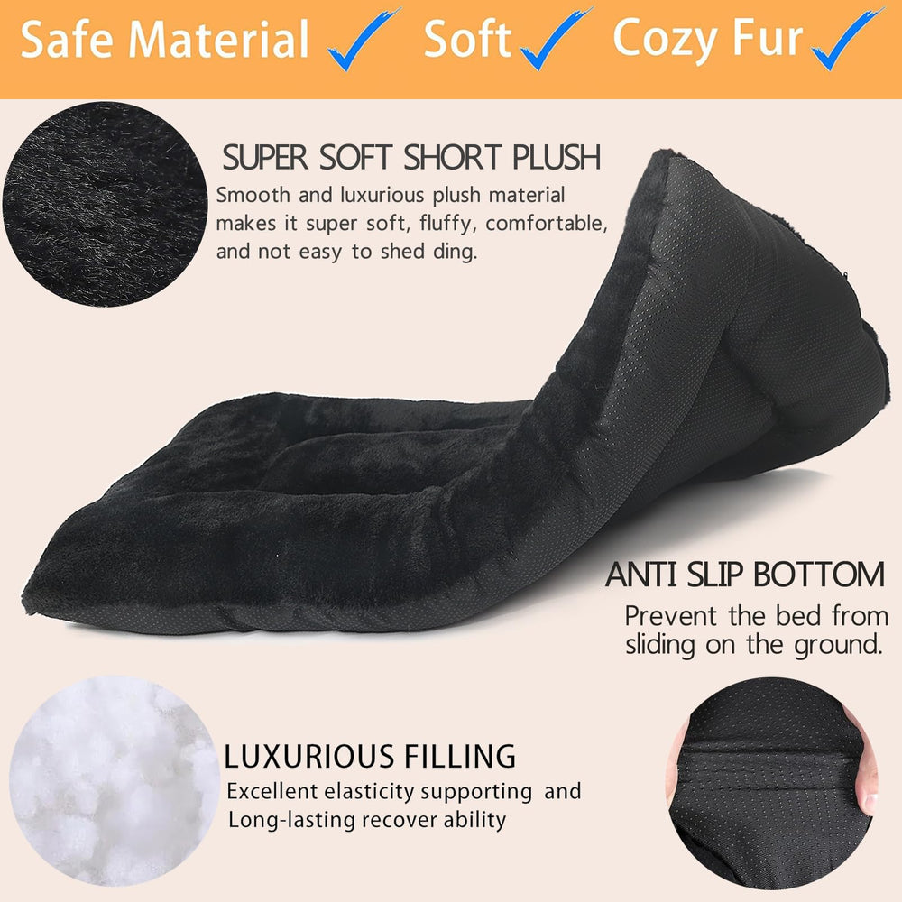 Cama para jaula Zihapgpzp de 24 pulgadas, lavable y fácil de limpiar.