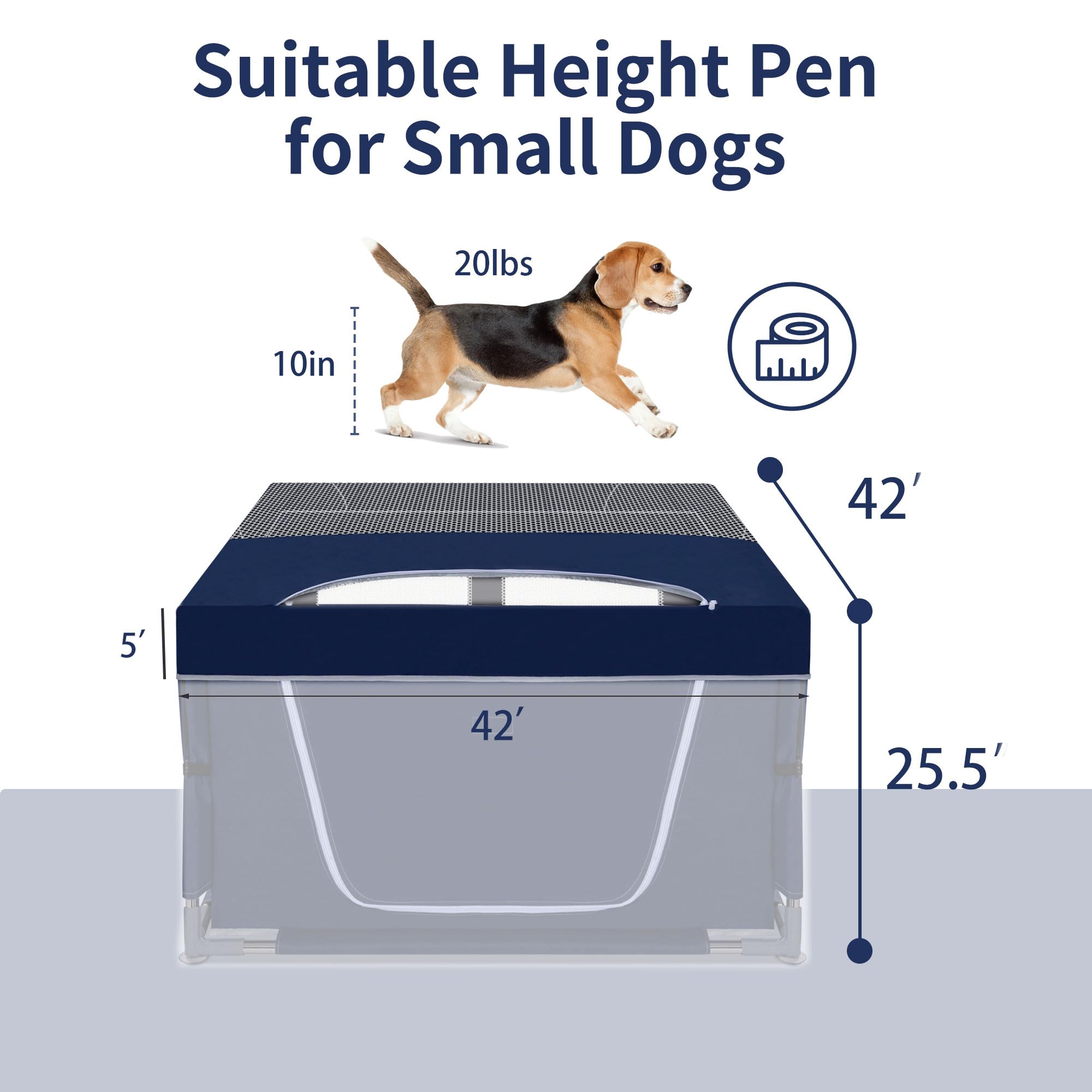 Zikopomi techo de tela suave para jaula de perro, ideal para calma durante la siesta.