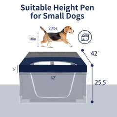 Zikopomi techo de tela suave para jaula de perro, ideal para calma durante la siesta.