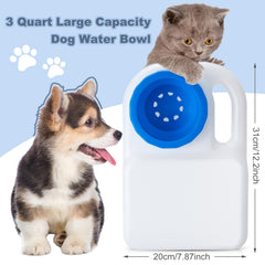 Ziliny dispensador de agua para coche, mantiene al perro hidratado sin derrames.