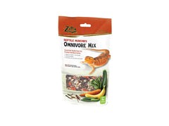 Alimento Zilla para reptiles, rápido con agua, opción omnivora.
