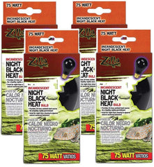 Bombilla Zilla de calor nocturno con brillo lunar para observar reptiles por la noche.