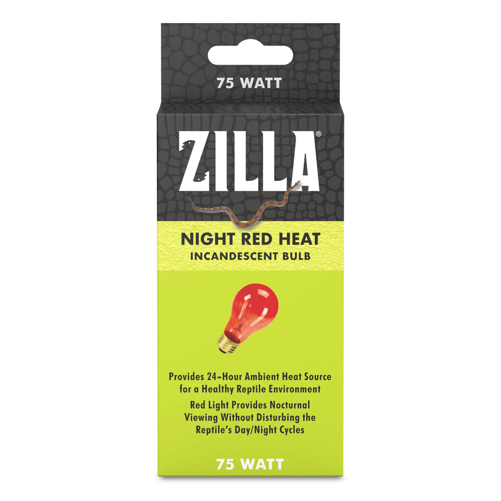 Zilla Bombilla Noche Roja: iluminación nocturna suave para reptiles