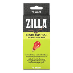 Zilla Bombilla Noche Roja: iluminación nocturna suave para reptiles