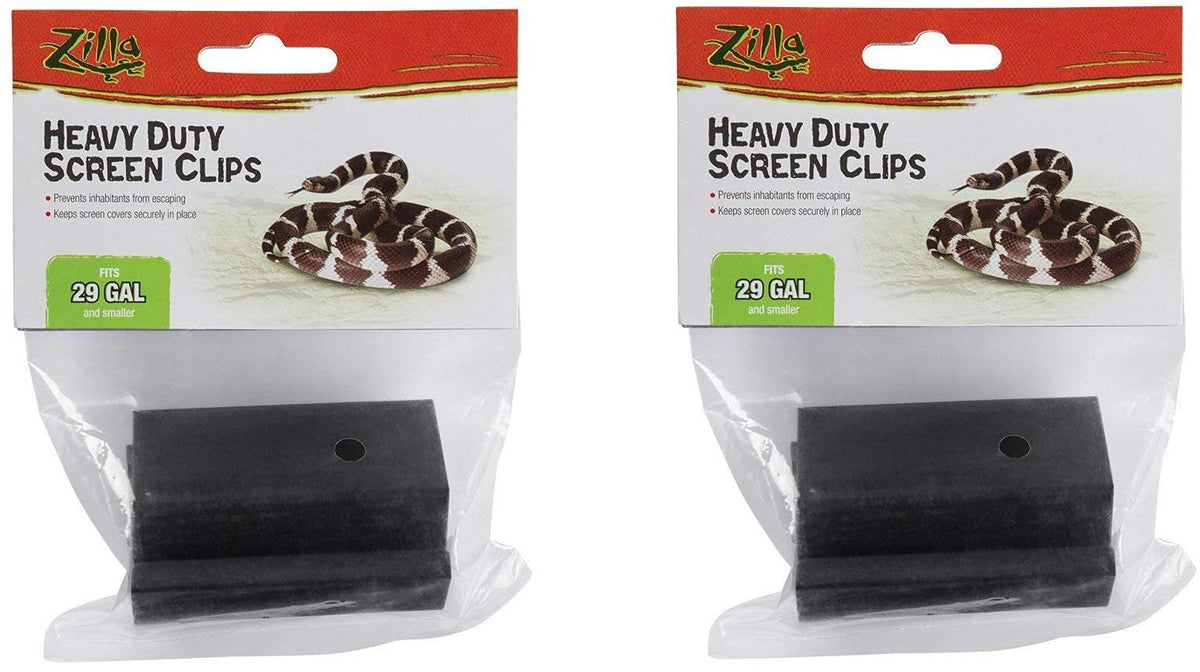 Clips Zilla para cubiertas de terrario, sujetan con seguridad la malla para reptiles