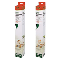 Zilla forro de terrario verde para 40-50 galones, reduce olores.