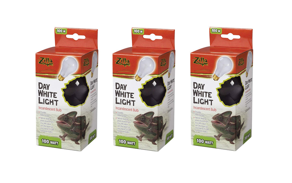 Lámpara de calor Zilla para terrario reptil, iluminación completa para tomar el calor y resaltar colores