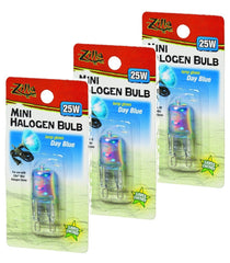 Lámpara Zilla mini halógena Día Azul para reptiles, iluminación eficiente para terrario