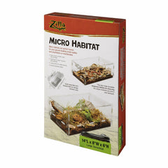 Zilla Micro Habitat Terrario, vista 360 grados para supervisar la actividad de tu mascota.