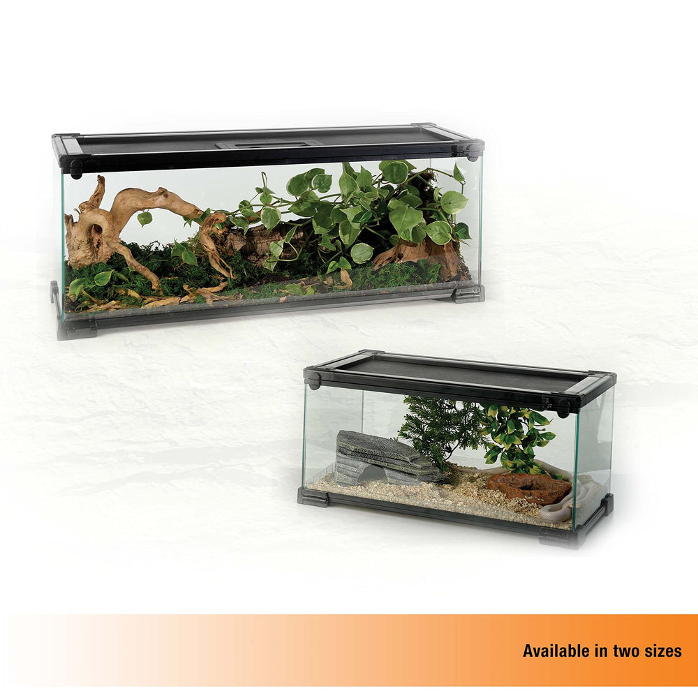 Zilla QuickBuild Terrario: apto para reptiles, anfibios y más, con estructura segura.