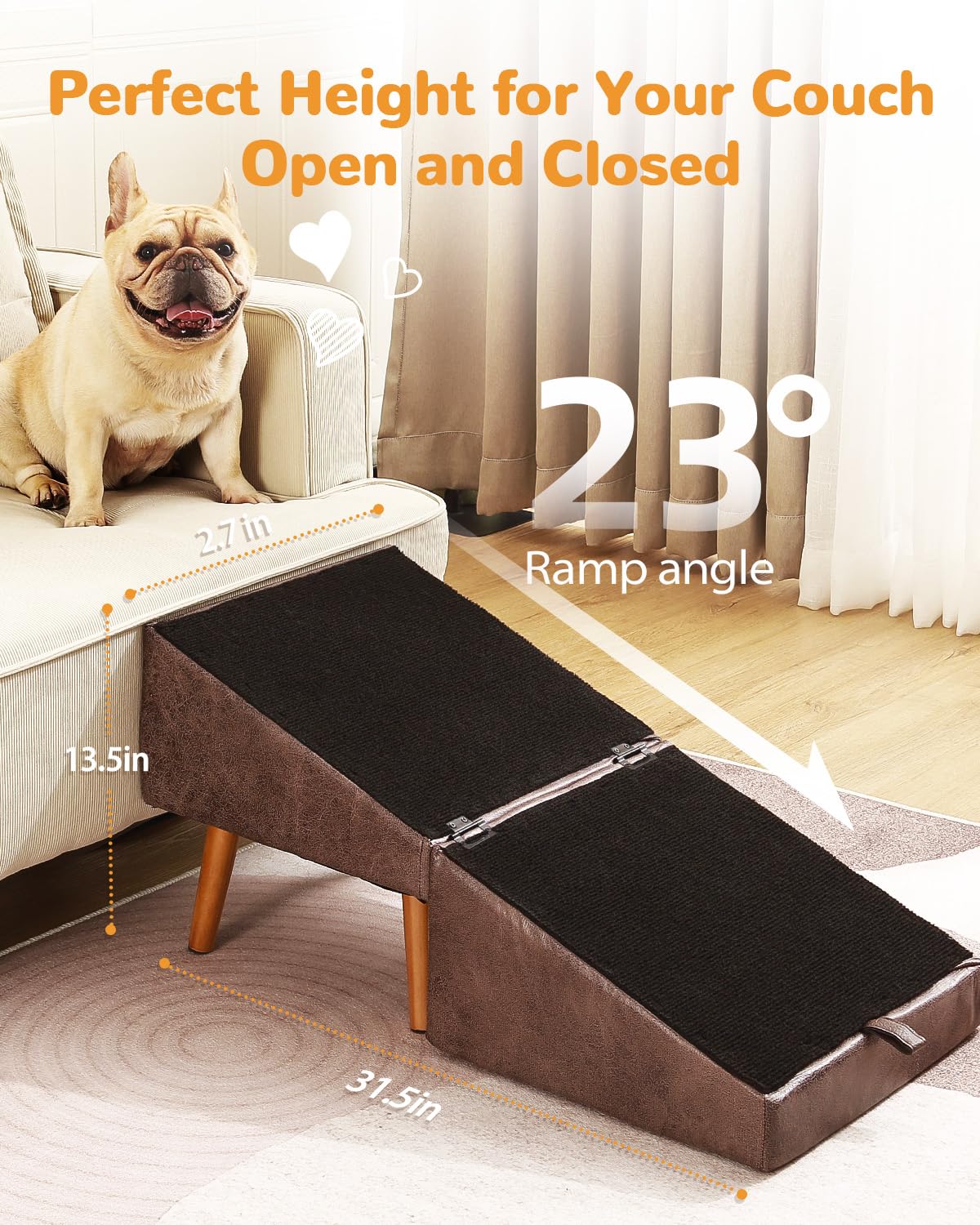 Ziluce puff separable, diseño compacto para muebles.