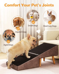 Ziluce rampa para perros y cama, ideal para saltos suaves.