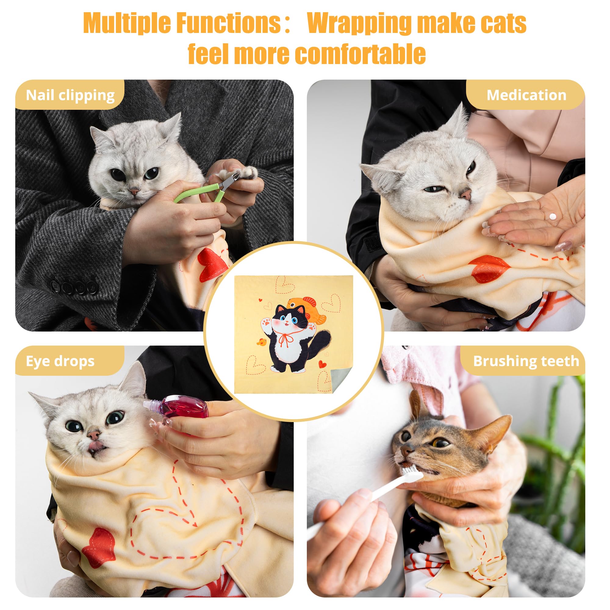ZINGTERRA Envoltura para gato disponible en tallas para todos los tamaños.