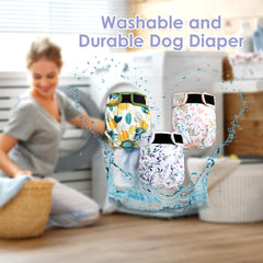 Pañales ZINGTERRA para perra, superabsorbentes para mayor comodidad.