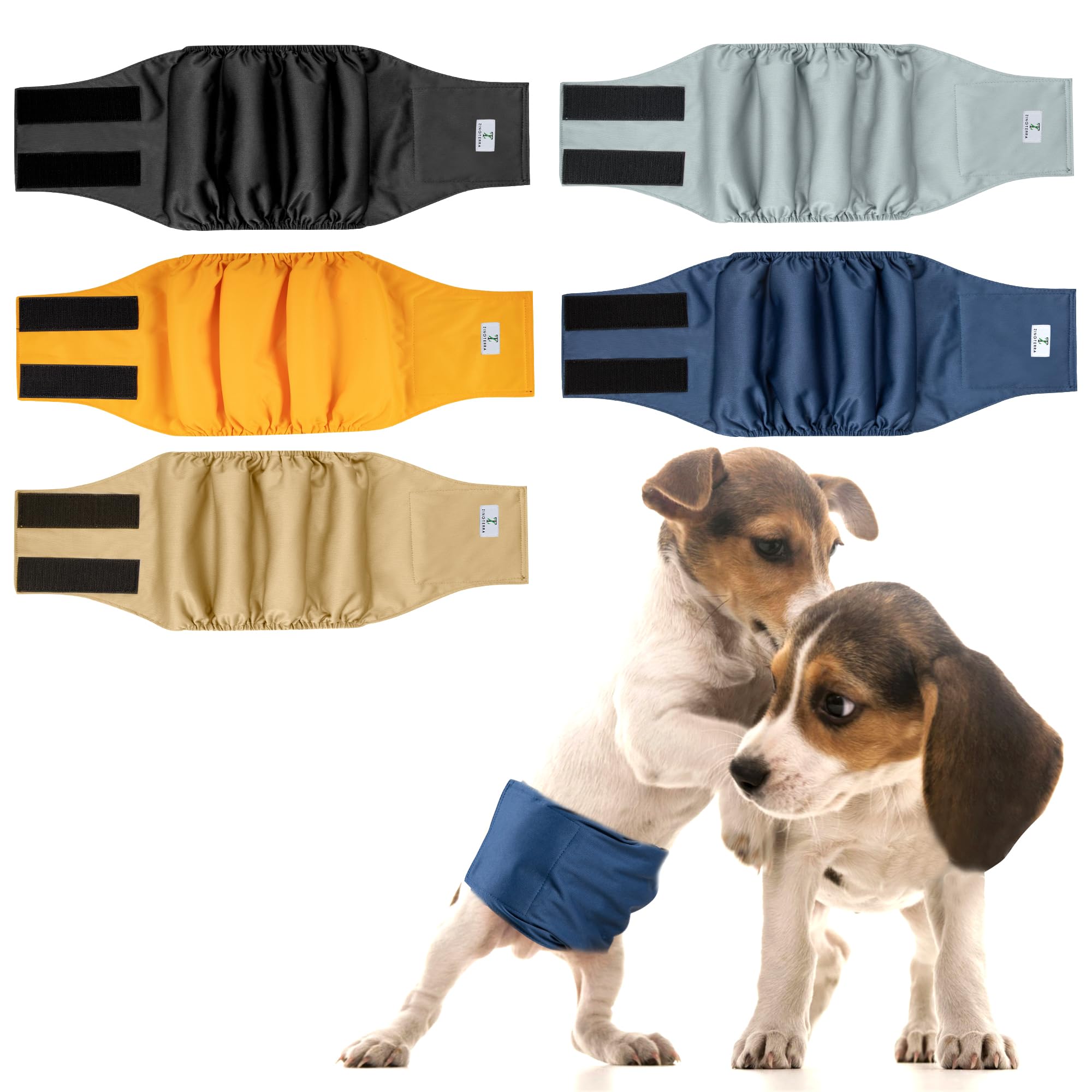 Pañales ZINGTERRA con alta absorción para contener pérdidas.