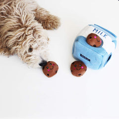 ZippyPaws Burrow Miniz: miniz con sonido para estimular entretenimiento diario.