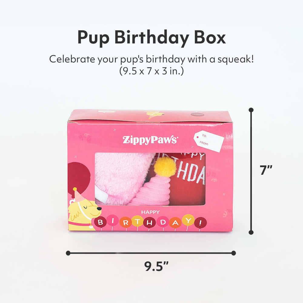 Juguete sombrero rosado de peluche ZippyPaws para fotos divertidas