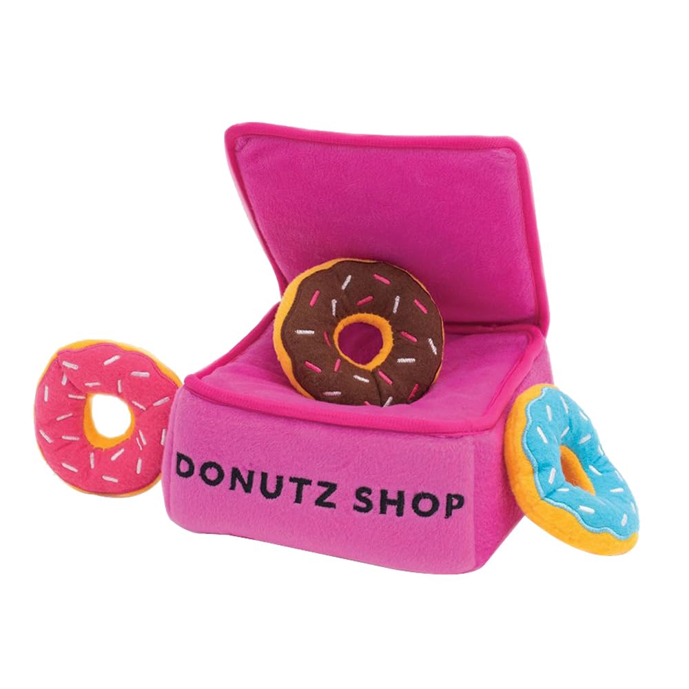 ZippyPaws Donutz Miniz: sonidos que enriquecen el juego y la exploración.