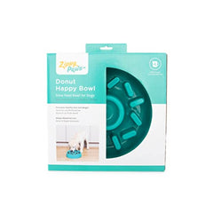 ZippyPaws Happy Bowl con base antideslizante que evita que se desplace durante la comida.