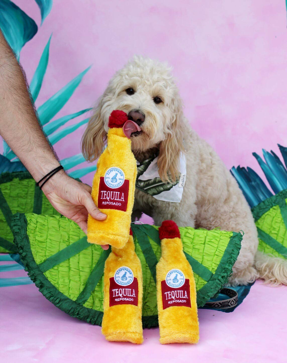 ZippyPaws Happy Hour Crusherz: tela suave para perros de todas las edades.