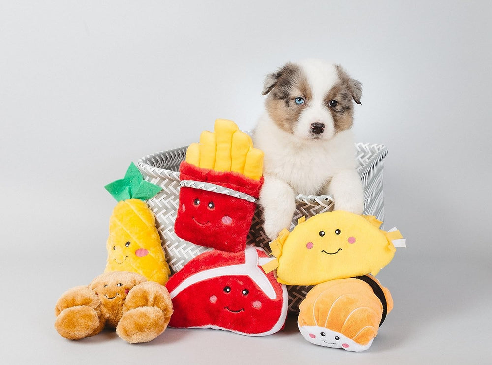 NomNomz Fries: peluche suave y textura atractiva