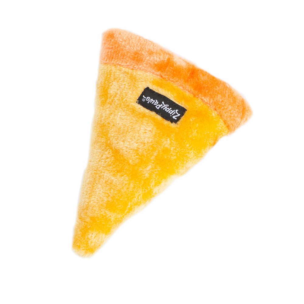 Detalle de diseño de NomNomz Pizza, costuras cuidadas y aspecto atractivo para perros.