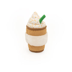 ZippyPaws NomNomz Puppuccino diseño resistente para perros medianos.