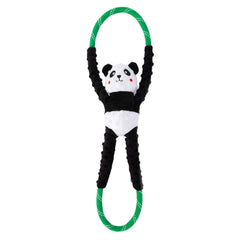 ZippyPaws Panda RopeTugz, juguete con cuerda, ideal para juegos de tracción y estimulación sensorial.
