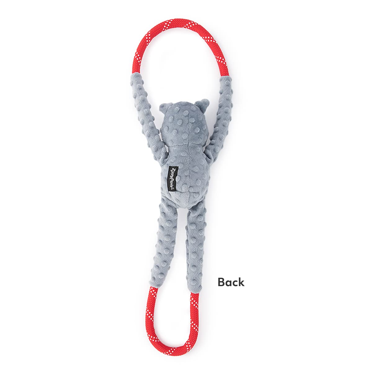 ZippyPaws RopeTugz Koala, chirriador para recompensas audibles durante el juego