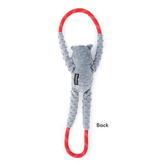 ZippyPaws RopeTugz Koala, chirriador para recompensas audibles durante el juego