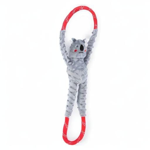 ZippyPaws RopeTugz Koala, perfecto para juego interior y exterior