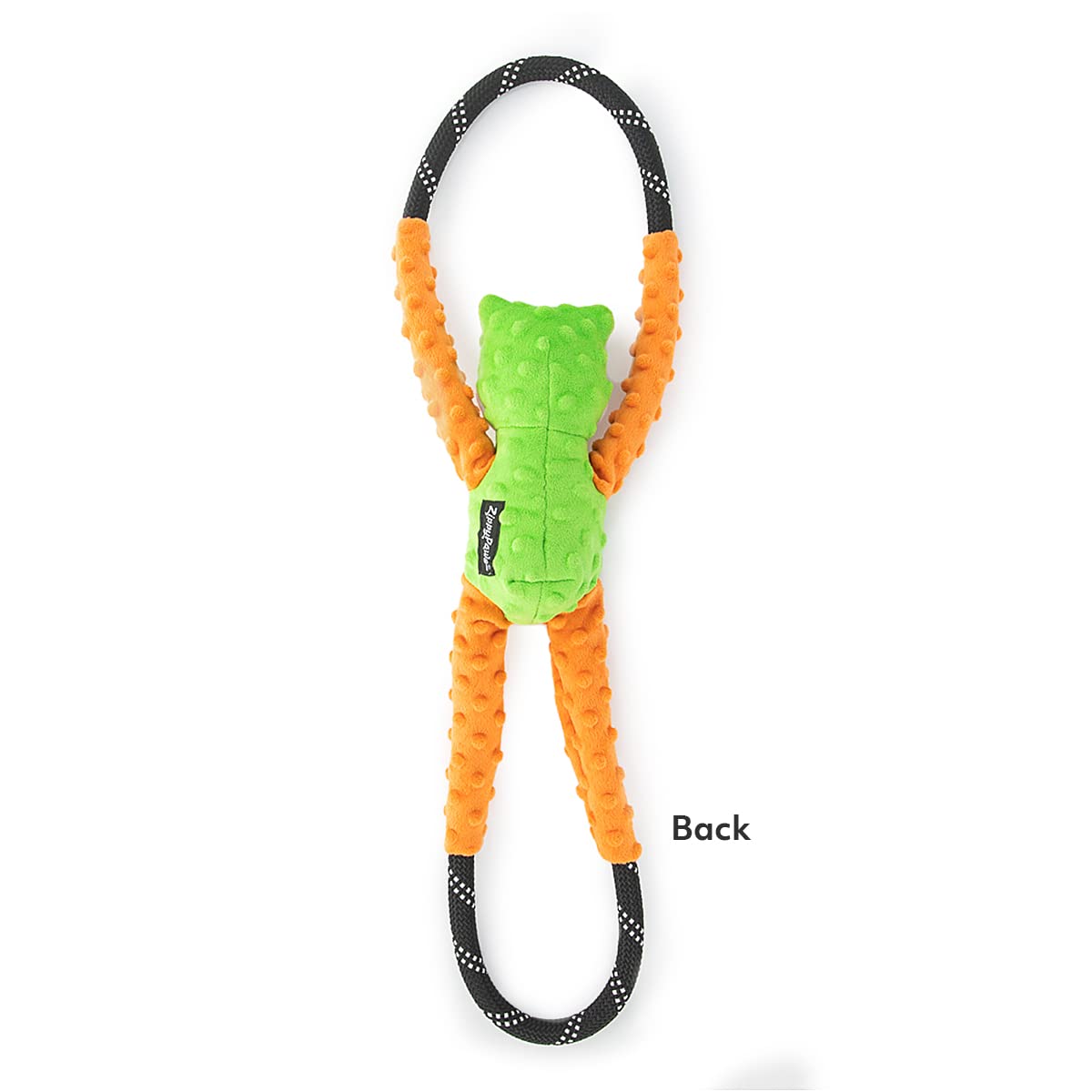 ZippyPaws RopeTugz perro-jugando-tug promueve interacción segura durante juegos