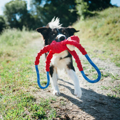 ZippyPaws RopeTugz mono suave, diseño cómodo para mordidas ligeras