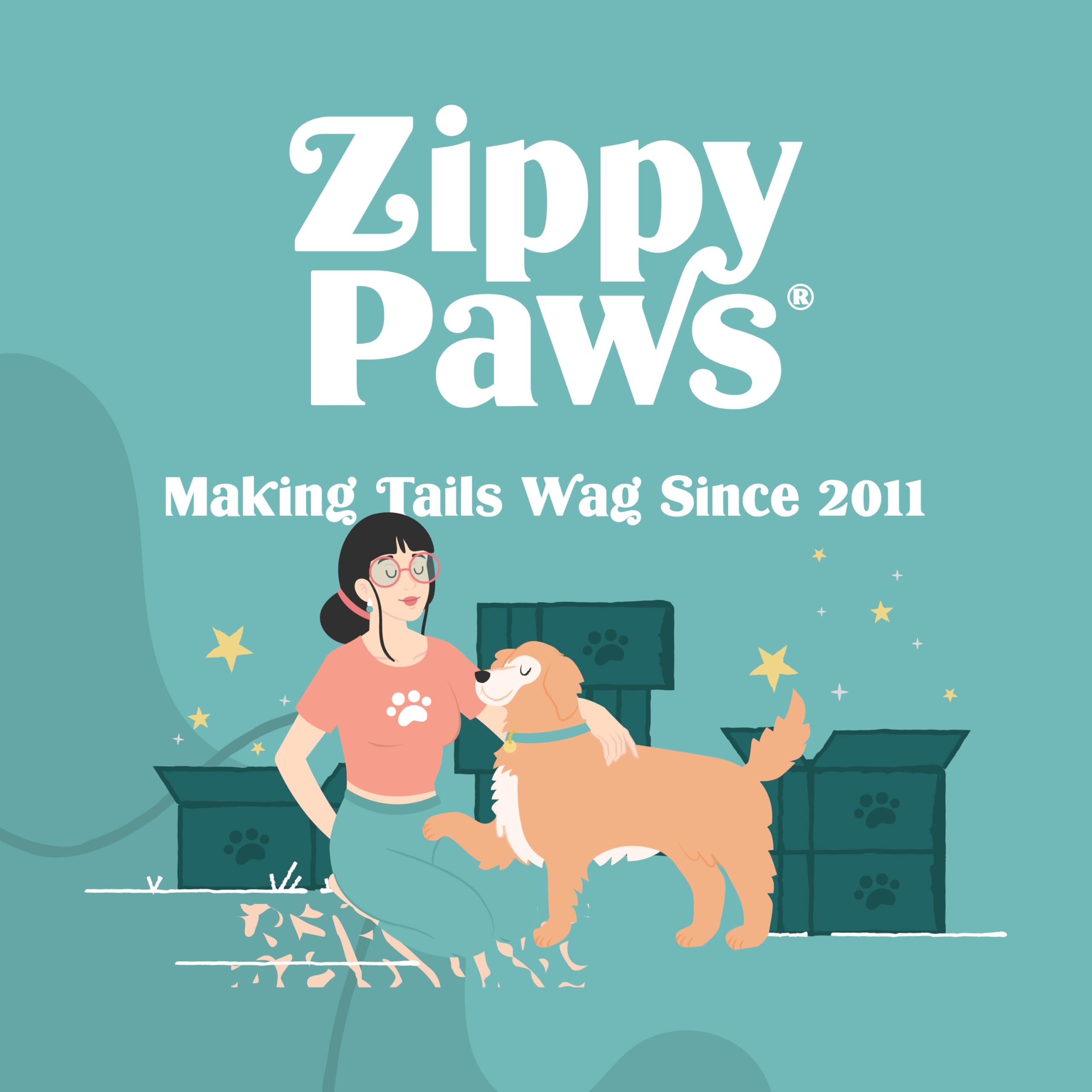 ZippyPaws Spencer peluche para perro grande marrón, ideal para sesiones de juego