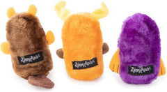 ZippyPaws castor-interactivo Squeakie Buddies: juguete interactivo sin relleno para perros.