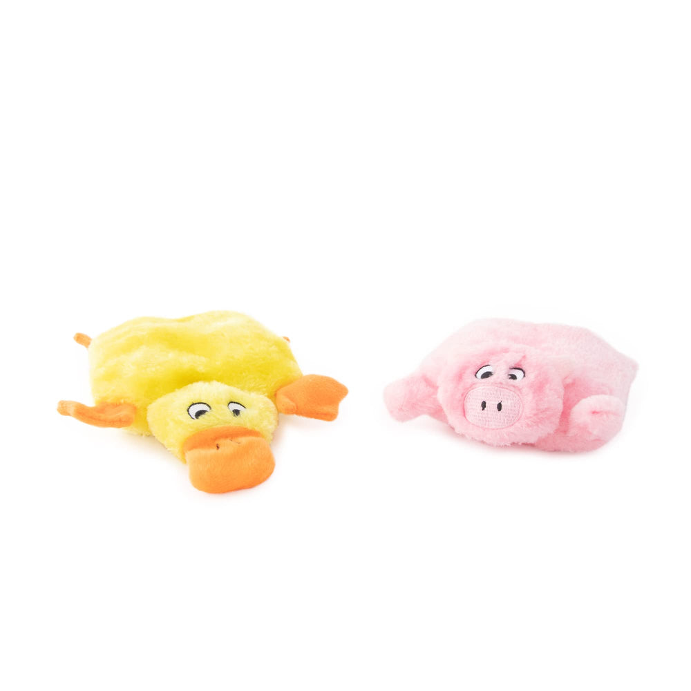 ZippyPaws Squeakie Crawler pato, juguete sonoro para perros activos.