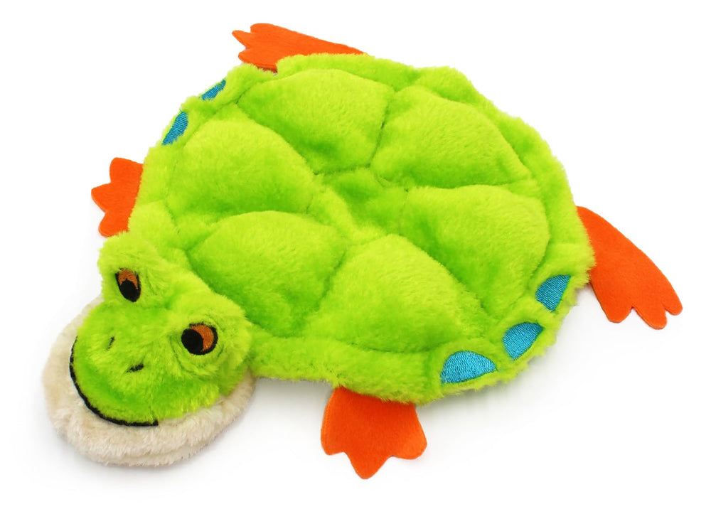 Juguete sin relleno ZippyPaws Squeakie Crawler para perros, ideal para morder sin ensuciar.