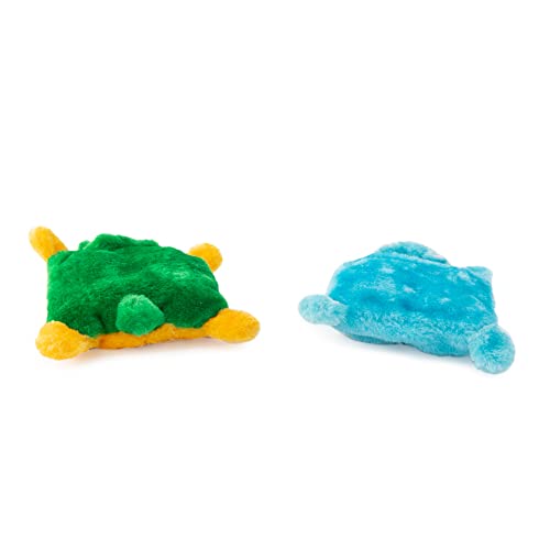 ZippyPaws Squeakie Pad Diseño Plano: juguete ligero para lanzar y recoger.