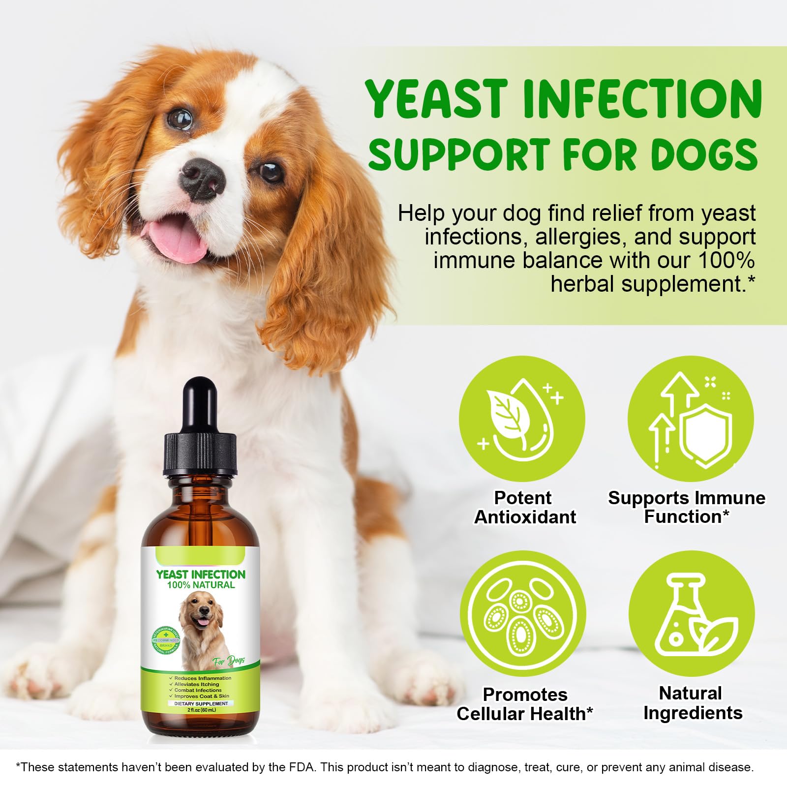 ZIXBMHYJ ingredientes naturales para perros, fórmula suave y digerible.