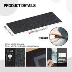 ZLAFM alfombra rasca gato para pared protege superficies de la pared