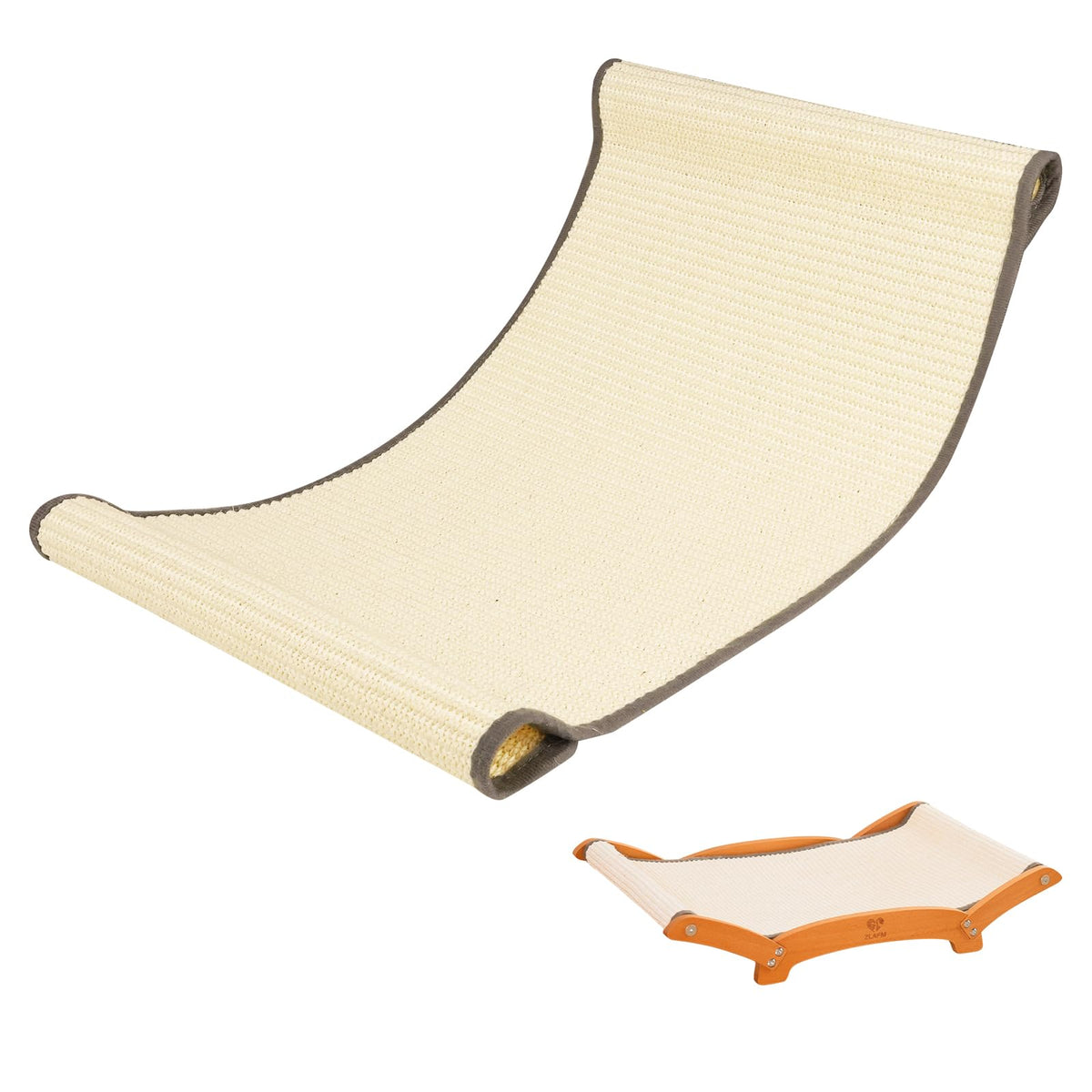 ZLAFM alfombrilla rasca-gatos dura de sisal natural para uso prolongado