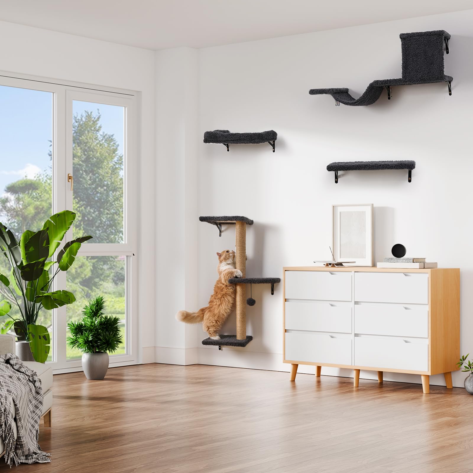 ZLAFM sistema modular de estanterías para gatos