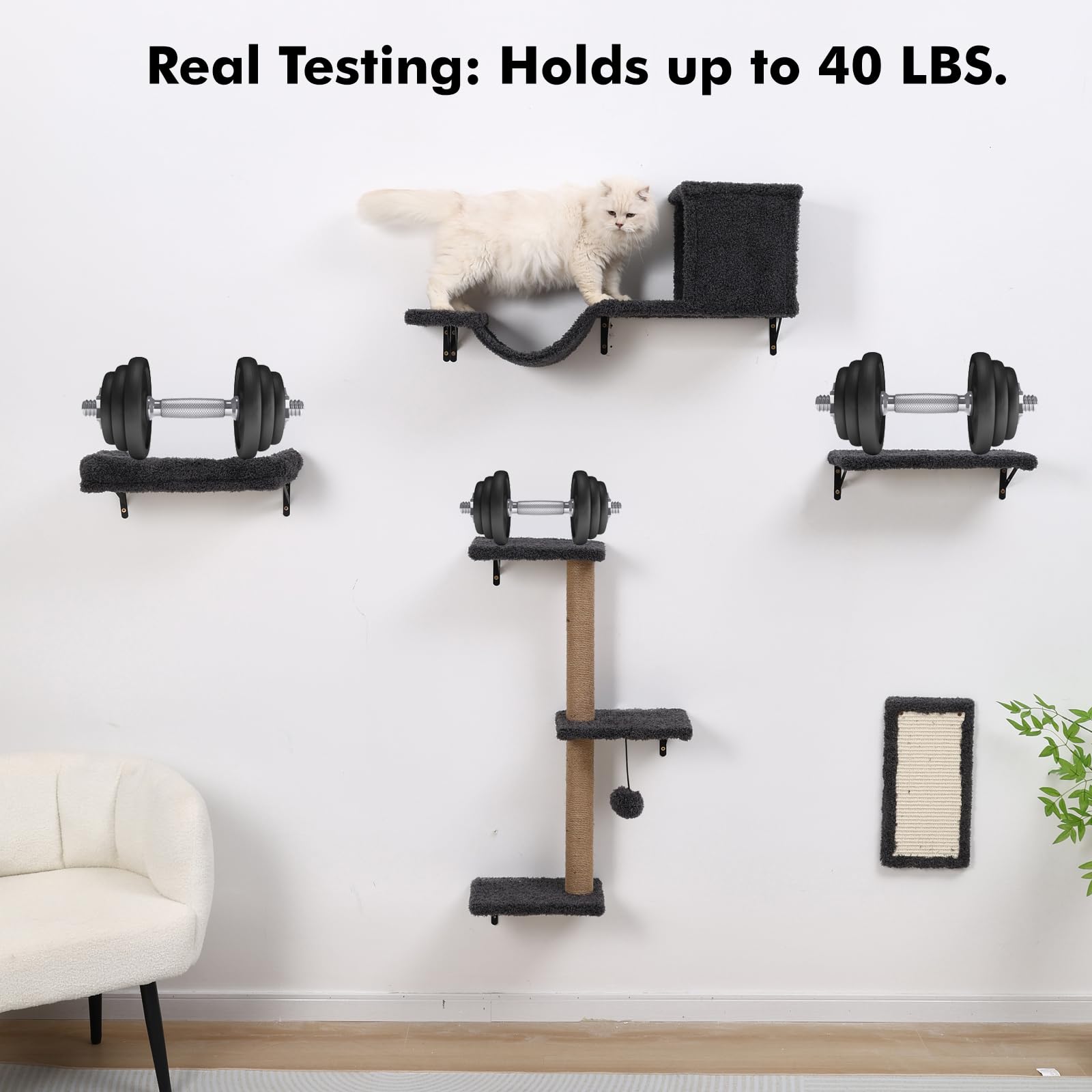 ZLAFM nido/recoveco para siestas en estantería de pared