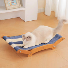 Rascador ZLAFM para gatos con sisal extra-largo para rascar y descansar