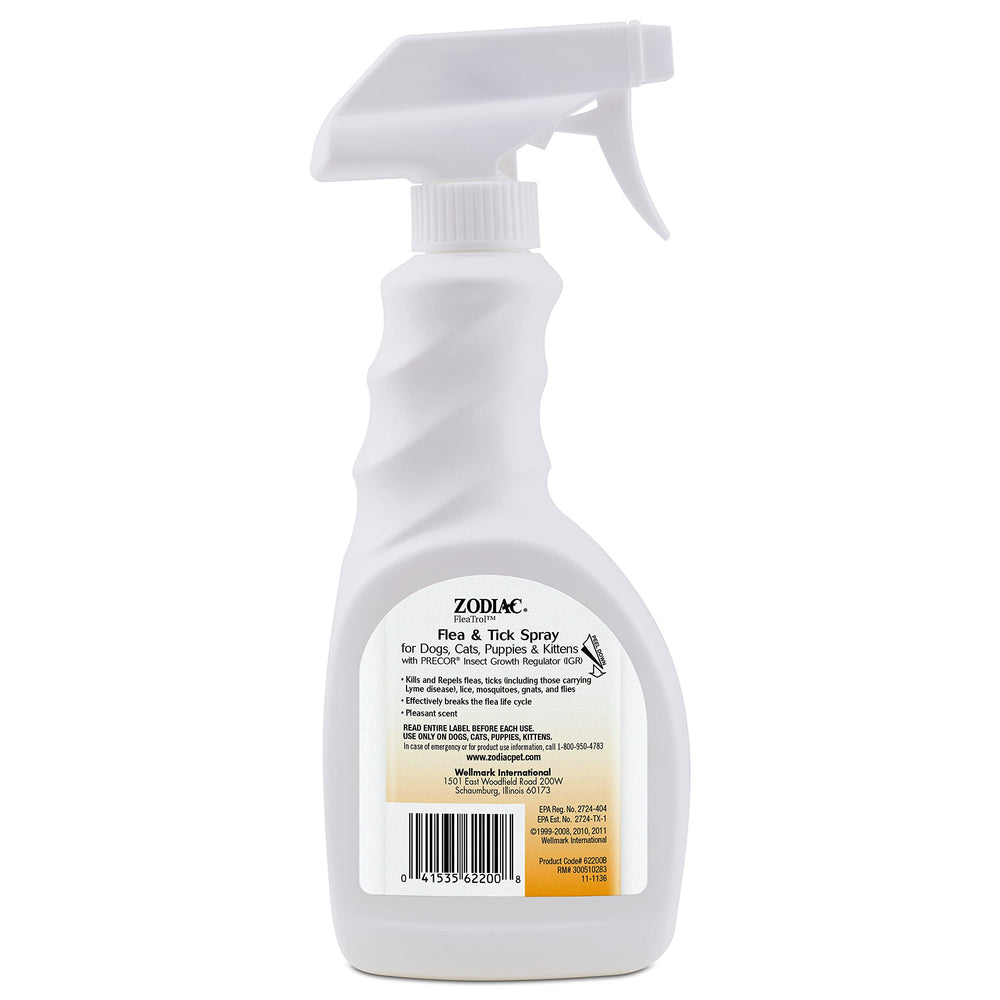 Protección de dos meses con una sola aplicación del Zodiac Spray.